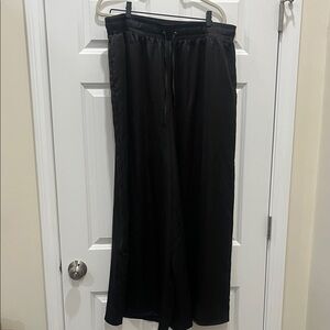 Black Wide-Leg Pants